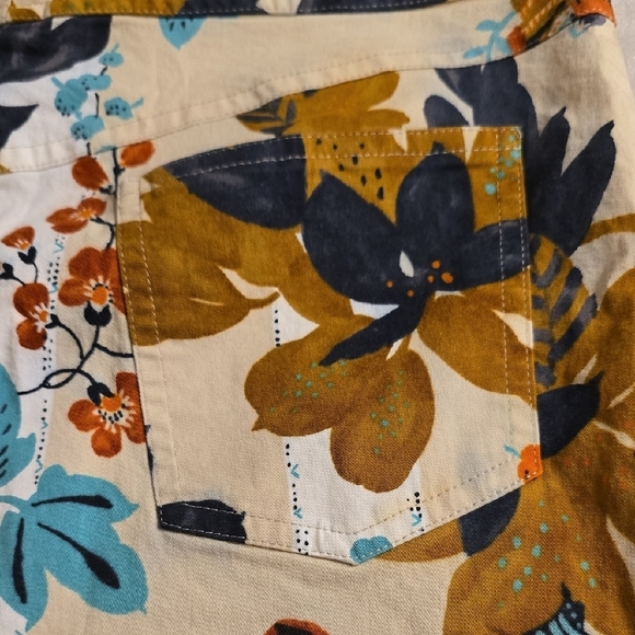 Etro Orange A-Line Knee-Length Skirt with Slit - Picture 6 of 14